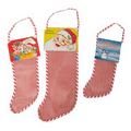 Santa Topper for Empty Red Mesh Stocking (6" to 10")